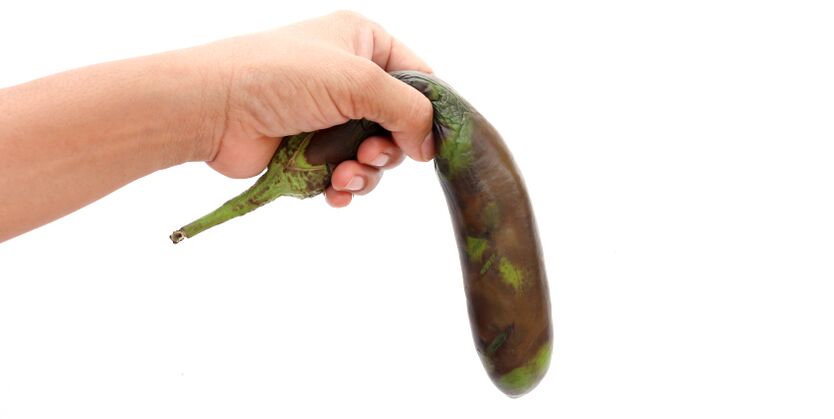un légume mou symbolise les aliments nocifs pour la puissance